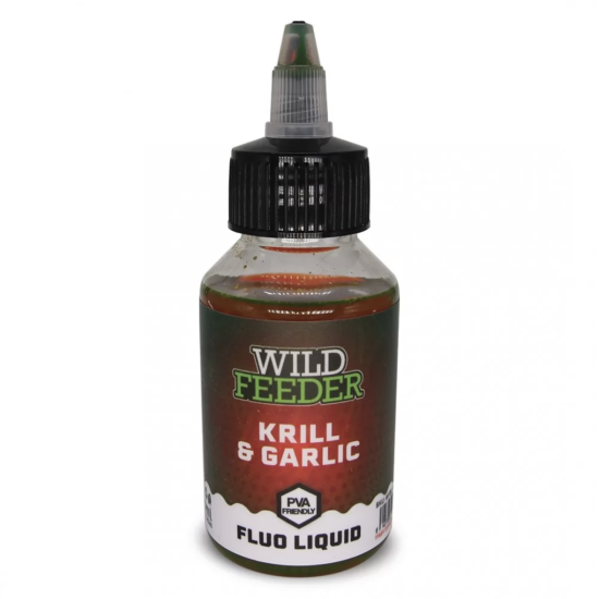 Lichid nutritiv Wild Feeder Baits Hydro Krill & Usturoi, 100ml