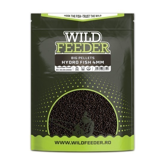 Pelete BigPellets Wild Feeder Baits Hydro Fish, 4mm, 1kg Pelete BigPellets Wild Feeder Baits Hydro Fish, 4mm, 1kg
