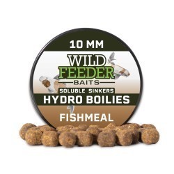 Boilies solubil Wild Feeder Baits Hydro Boilies, Fishmeal, 10mm