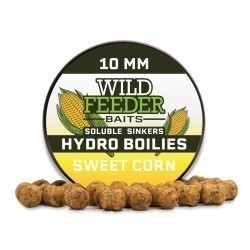 Boilies solubil Wild Feeder Baits Hydro Boilies, Sweet Corn, 10mm