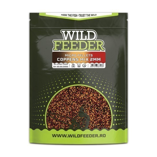 Micropelete Wild Feeder Baits Coppens Mix, 2mm, 1kg Micropelete Wild Feeder Baits Coppens Mix, 2mm, 1kg