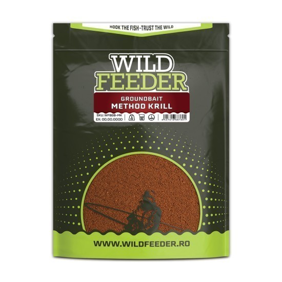 Nadă Wild Feeder Baits Method Krill, 1kg Nadă Wild Feeder Baits Method Krill, 1kg