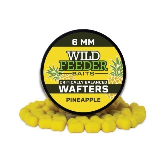 Wafters Wild Feeder Baits Wafters, Ananas, 6mm Wafters Wild Feeder Baits Wafters, Ananas, 6mm