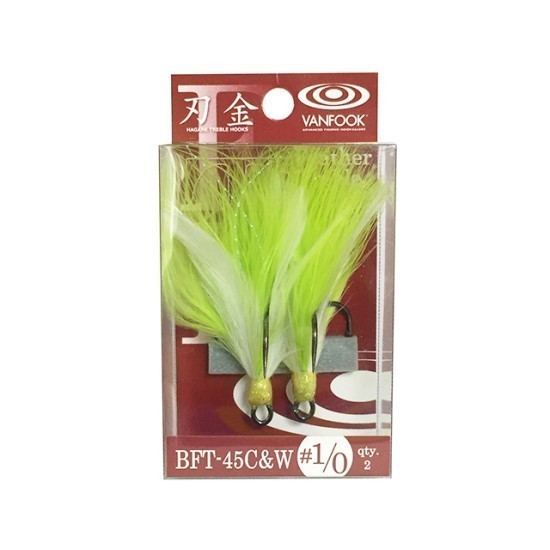 Ancore Vanfook BFT-45 Chartreuse and White Treble Ancore Vanfook BFT-45 Chartreuse and White Treble