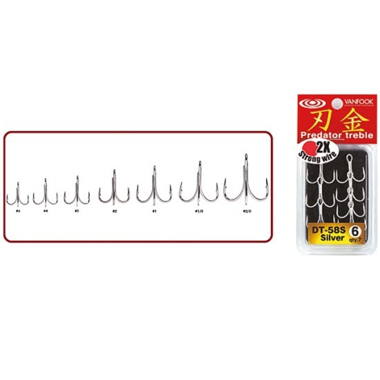 Ancore Vanfook DT-58S Predator Treble Ancore Vanfook DT-58S Predator Treble