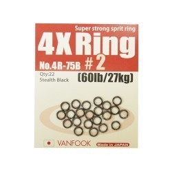 Anouri Vanfook 4R-75B Super Strong Sprit Ring Black