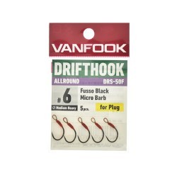 Carlige Vanfook DRS-50F Fusso Black Hooks