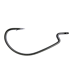 Carlige offset Vanfook Worm-55 Stealth Black Offset Hooks