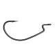 Carlige offset Vanfook Worm-55 Stealth Black Offset Hooks