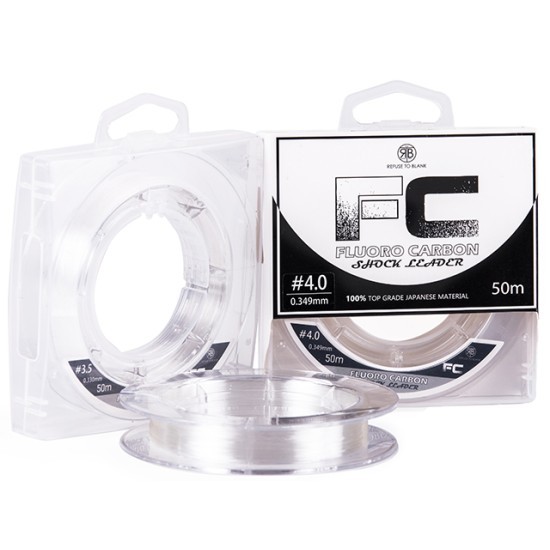 Fir fluorocarbon RTB FC FluoroCarbon Shockleader Clear, 0.453mm, 50m