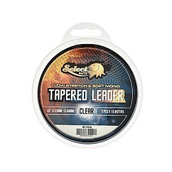 Fir înaintaș conic Select Baits Tapered Leader, Clear, 0.28mm-0.59mm, 5x15m/rolă