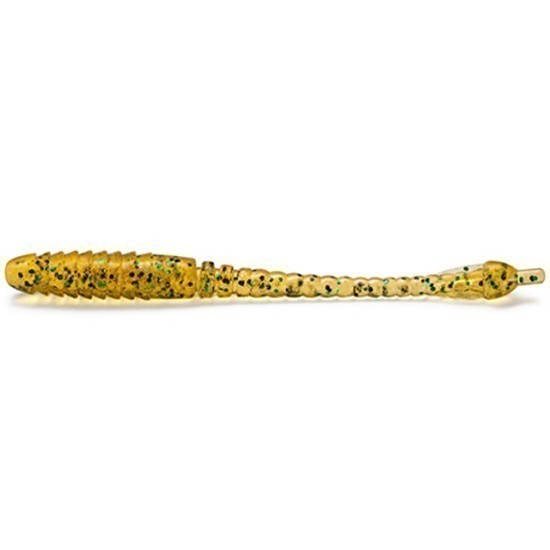 Grub FishUp ARW Worm 2", 036 Caramel Green & Black, 5.5cm, 12buc/plic