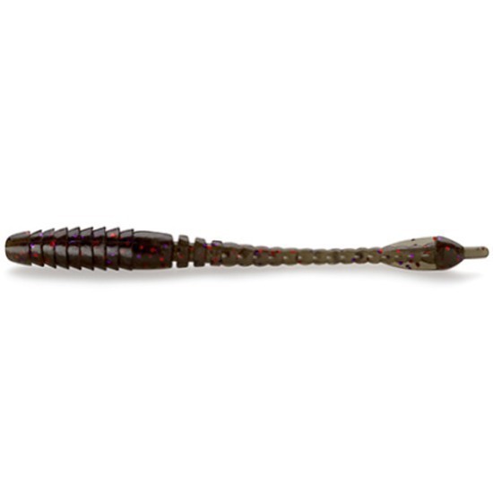 Grub FishUp ARW Worm 2", 050 Green Pumpkin Brown Red & Purple, 5.5cm, 12buc/plic Grub FishUp ARW Worm 2", 050 Green Pumpkin Brown Red & Purple, 5.5cm, 12buc/plic