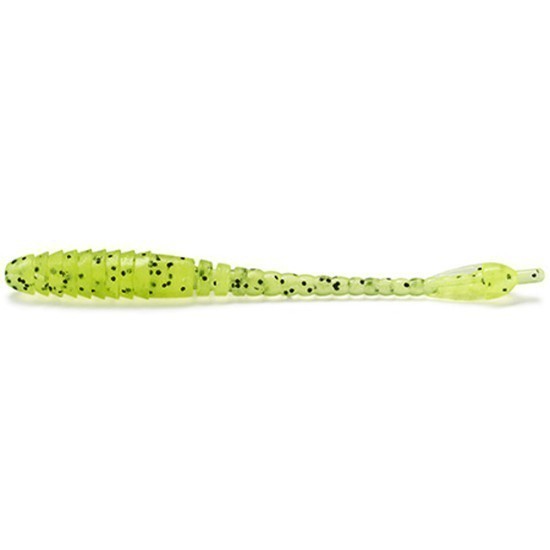 Grub FishUp ARW Worm 2", 055 Chartreuse Black, 5.5cm, 12buc/plic Grub FishUp ARW Worm 2", 055 Chartreuse Black, 5.5cm, 12buc/plic