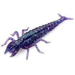 FishUp Diving Bug 5cm #060 Dark Violet Peacock & Silver