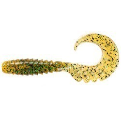 FishUp Fancy Grub 2.5cm #036 Caramel Green & Black