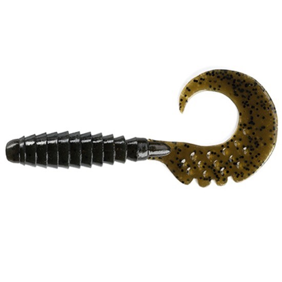 FishUp Fancy Grub 2.5cm #043 Watermelon Brown Black FishUp Fancy Grub 2.5cm #043 Watermelon Brown Black
