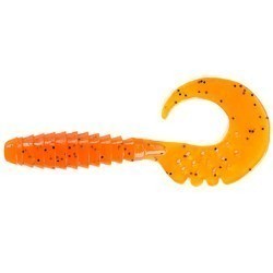 FishUp Fancy Grub 5cm #049 Orange Pumpkin Black