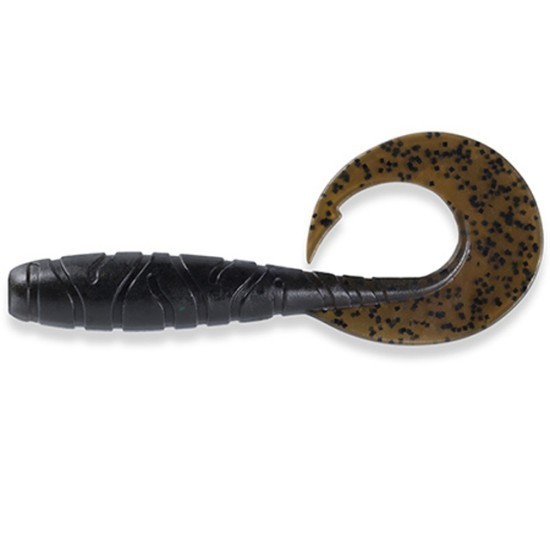 FishUp Mighty Grub 10cm #043 Watermelon Brown Black