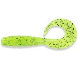 Grub FishUp Mighty Grub 10cm #055 Chartreuse Black