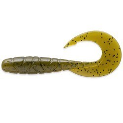 FishUp Mighty Grub 10cm #074 Green Pumpkin Seed