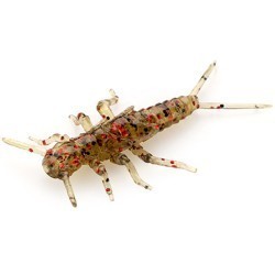 FishUp Stonefly 2.1cm #045 Green Pumpkin Red & Black