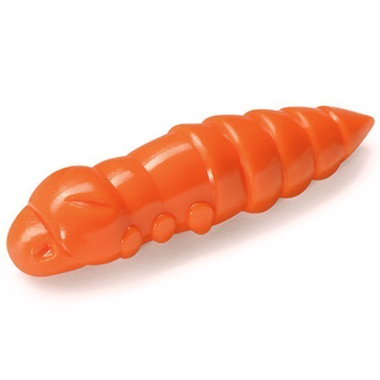 Larve FishUp Trout Series Pupa Cheese, Culoare 107 Orange, 2.2cm, 12buc/plic