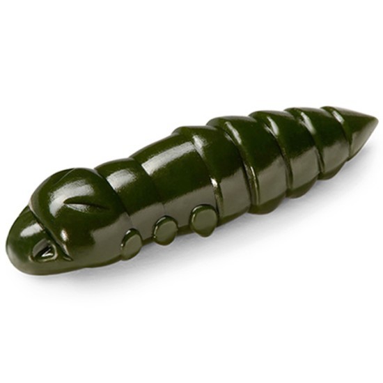 Larve FishUp Trout Series Pupa Cheese, Culoare 110 Dark Olive, 2.2cm, 12buc/plic