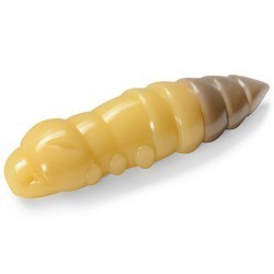 Larve FishUp Trout Series Pupa Cheese, Culoare 136 Cheese Coffee Milk, 3.2cm, 10buc/plic
