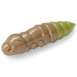 Larve FishUp Trout Series Pupa Cheese, Culoare 137 Coffee Milk Light Olive, 3.2cm, 10buc/plic