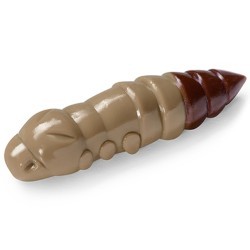 Larve FishUp Trout Series Pupa Cheese, Culoare 138 Coffee Milk Earthworm, 3.2cm, 10buc/plic