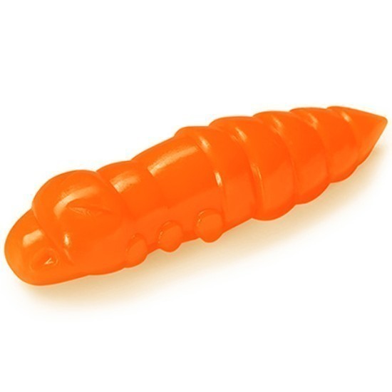 Larve FishUp Trout Series Pupa Cheese, Culoare 113 Hot Orange, 3.8cm, 8buc/plic