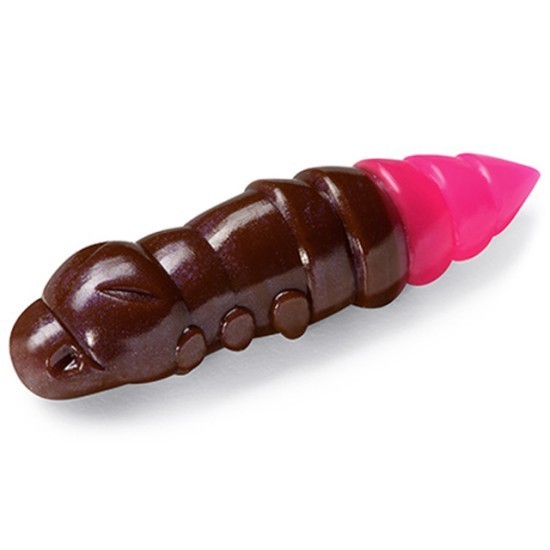Larve FishUp Trout Series Pupa Cheese, Culoare 139 Earthworm Hot Pink, 3.8cm, 8buc/plic