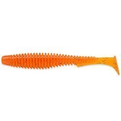 FishUp U-Shad 10.1cm #049 Orange Pumpkin Black