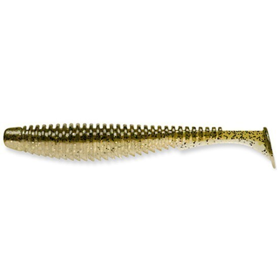 FishUp U-Shad 10.1cm #202 Green Pumpkin Pearl