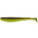 FishUp U-Shad 10.1cm #203 Green Pumpkin Flo Chartreuse