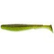 FishUp U-Shad 10.1cm #204 Green Pumpkin Chartreuse