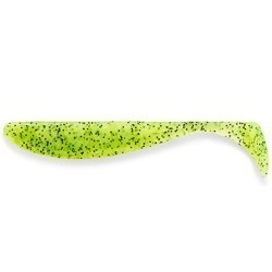 FishUp Wizzle Shad 8cm #055 Chartreuse Black