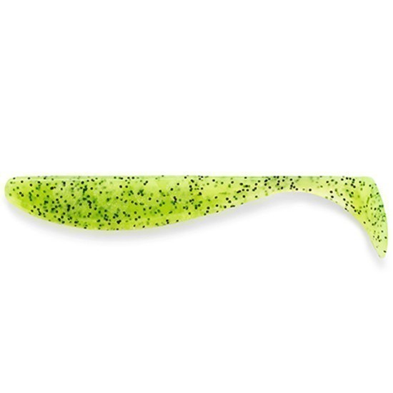 FishUp Wizzle Shad 8cm #055 Chartreuse Black