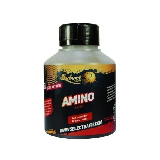 Lichid nutritiv Select Baits Amino Liver, 250ml Lichid nutritiv Select Baits Amino Liver, 250ml