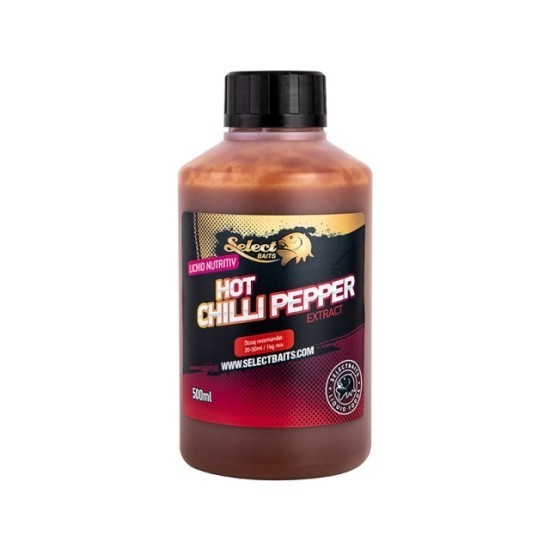 Lichid nutritiv Select Baits Chilli Pepper Extract, 500ml Lichid nutritiv Select Baits Chilli Pepper Extract, 500ml