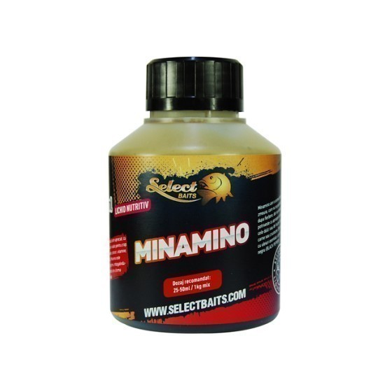 Lichid nutritiv Select Baits Minamino, 250ml Lichid nutritiv Select Baits Minamino, 250ml