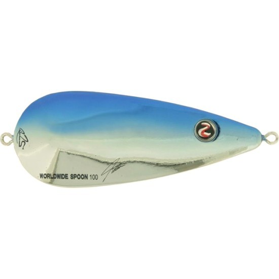 Lingurita oscilanta River2Sea Worldwide Spoon 10cm 28g Chrome Blue 11