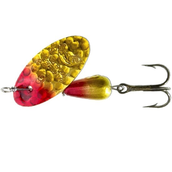Lingurita rotativa Panther Martin Hammered Regular #4 Red and Yellow Lingurita rotativa Panther Martin Hammered Regular #4 Red and Yellow