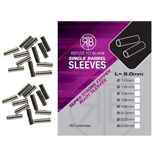 Bride RTB Crimp Copper Sleeves, 1.2mm, 40buc/plic