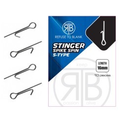 Tijă RTB Stinger Spike Spin S-Type, 1.6cm, 10buc/plic