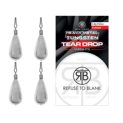 Plumbi Dropshot RTB Tungsten Tear Drop Weights, 10.5g, 2buc/plic