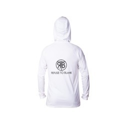 Bluză RTB UV Long Sleeve Hoodie UPF 50+ Bright White, 2X-Large
