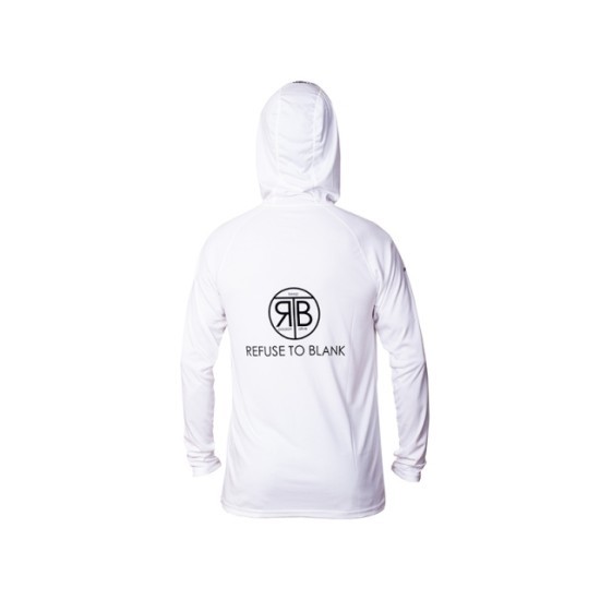 Bluză RTB UV Long Sleeve Hoodie UPF 50+ Bright White, Medium