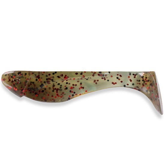 Shad FishUp Wizzy 3.5cm #045 Green Pumpkin Red & Black